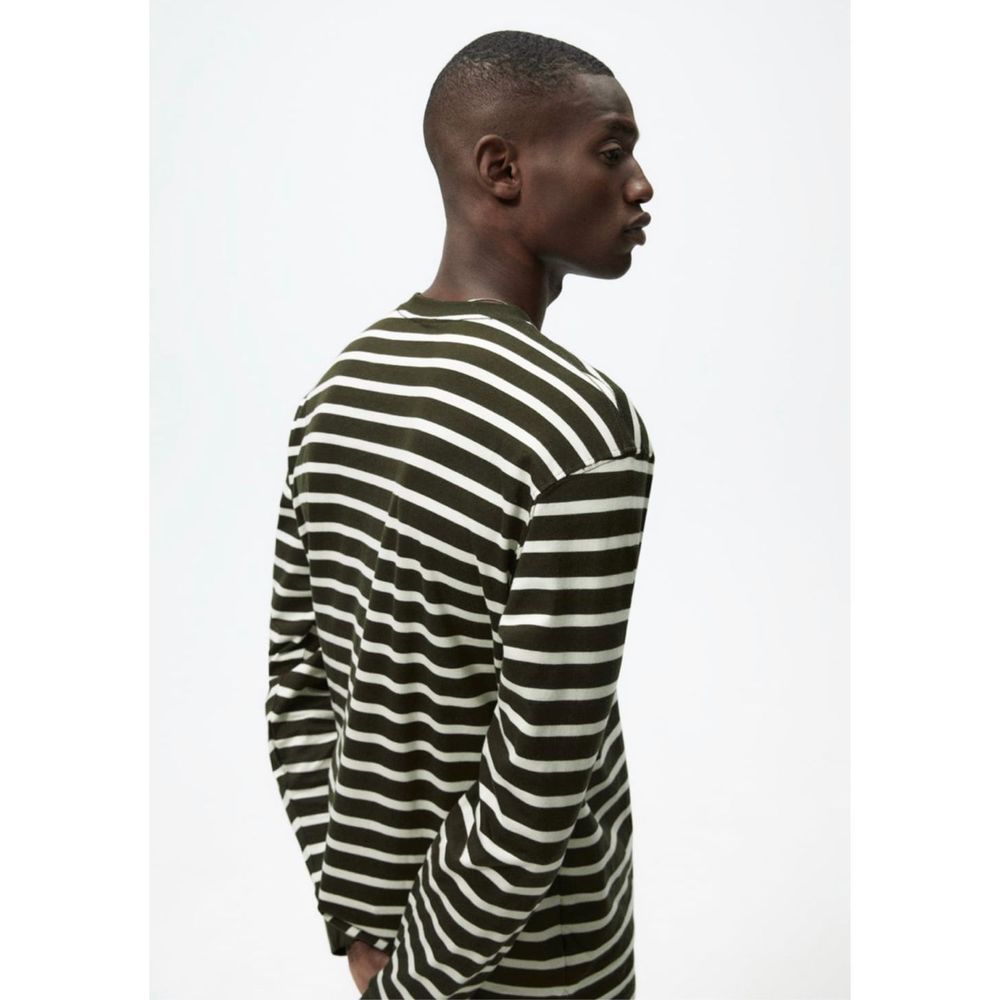 Zara Stripped Long Sleeve T-Shirt Size M - Picture 8 of 8